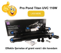 Pro Pond Titan UVC 110W fra TMC - Effektiv fjernelse af grønt vand i din havedam